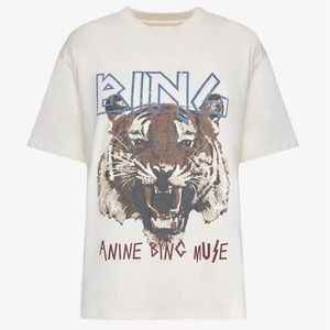 DESIGNER ANINE BING lion T-shirt